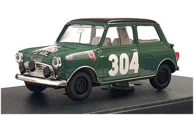 Vitesse 1/43 Scale L004 - Morris Mini Cooper #304 Monte Carlo 1962 - Green - Image 1 of 4