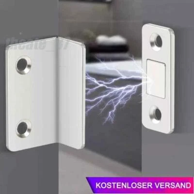 2/4x Extrem Stark Schrank Tür Türmagnete Magnetschnäpper Möbelmagnet L Form - Bild 1 von 4
