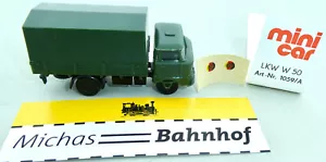 Minicar Nva Army Truck W50 Art No 1059/A Boxed H0 1:87 HN3 Å - Picture 1 of 6
