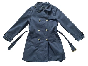 schöner ZARA GIRLS Mantel, Gr. 118 (5-6 Jahre), blau, Trenchcoat, Mädchenjacke - Foto 1 di 2