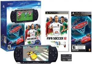 PSP 3000 PLAYSTATION PORTABLE BUNDLE FIFA And Cars 2 Entertainment Package *NEW* - Picture 1 of 10