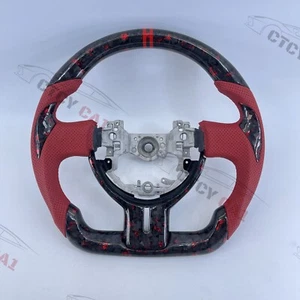 Custom Carbon Fiber Steering Wheel For Subaru BRZ Toyota 86 Scion FR-S 12-16 - Picture 1 of 9
