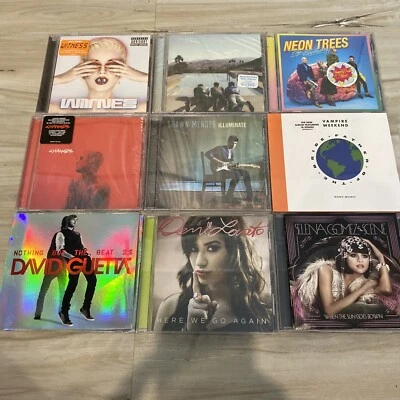 HUGE POP CD LOT 6 NEW Vampire Weekend Justin Bieber Katy Perry Demi Lovato Neon - Image 1 of 4