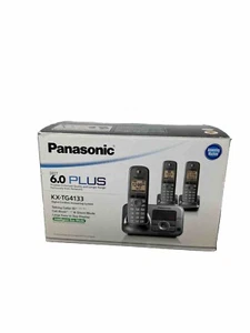 Panasonic DECT 6.0+ Landline Telephone Model KX – TG4133 - Picture 1 of 7