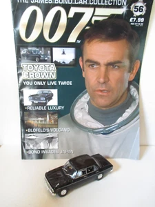 JAMES BOND 007 model car Toyota Crown - You Only Live Twice + Magazine - Picture 1 of 2