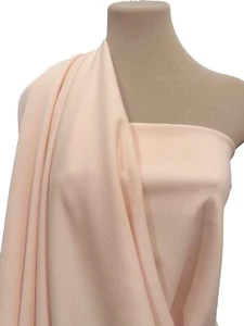 SCUBA PEACH FABRIC 58" BTY.. 2 WAY STRETCH . PANTS, JUMPSUITS, HEADBANDS - Picture 1 of 1