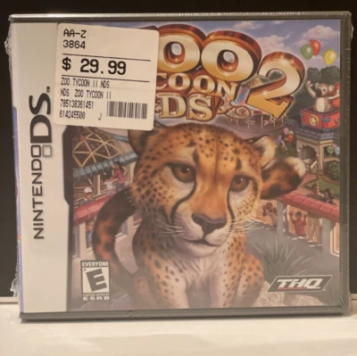 Zoo Tycoon 2 DS (Nintendo DS, 2008) NEW and FACTORY SEALED - Image 1 of 2