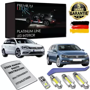 VW Passat B7 B8 Variant 3C 3C2 LED Innenraumbeleuchtung SMD Set Canbus Weiß - Bild 1 von 12