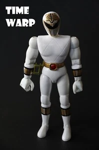 Vintage Power Rangers Mighty Morphin White Ranger Bandai 1993 8" Actionfigur - Bild 1 von 2