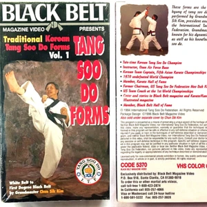 VTG BLACK BELT TANG SOO DO FORMS VOL 1 MAGAZINE VIDEO VHS 1996 BRAND NEW SEALED - Picture 1 of 12