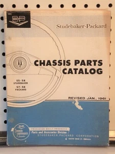 1955-58 STUDEBAKER & 57-58 PACKARD Chassis Parts Catalog, Excellent Original - Picture 1 of 3