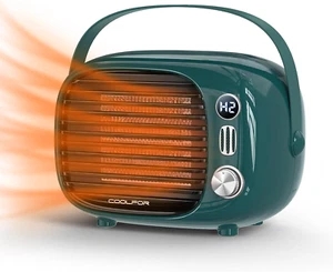 Space Heater,800W/500W Fast Heating Desk Heater with Temperature Control,Safe an - Picture 1 of 7