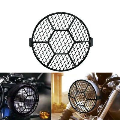 Motorrad Scheinwerfer Protector Licht Lampe Abdeckung Für Harley Chopper Honda - Image 1 of 4