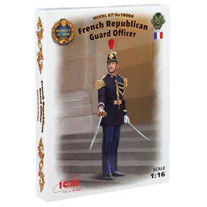 French republican guard officer ICM 16004 Plastic model kit figures Scale 1:16 - Picture 1 of 10