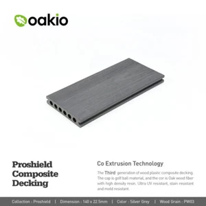 AU Certified Silver Grey 3rd Gen Co-Extrusion Composite Decking WPC 25 Year Warr - Picture 1 of 12