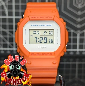 Casio G-Shock DW-5600 serie colori militari arancione bianco grigio classico quadrato - Foto 1 di 12