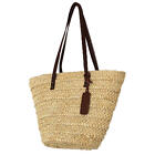 Woven Tote Bag For Women Handmade Straw Tote Bag Cute Straw Shoulder