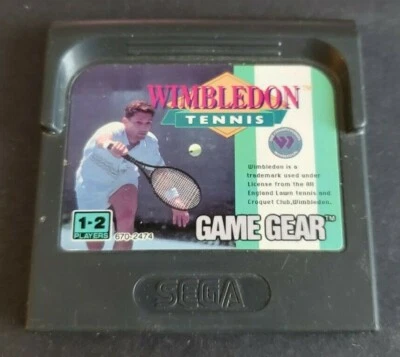 Wimbledon Tennis (Sega Game Gear, 1992) Cartridge Only - Image 1 of 2