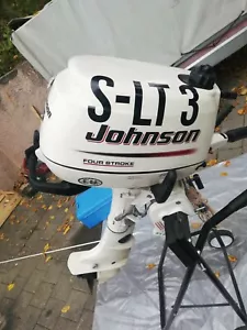 Außen boot motor Johnson S-LT 3 5 PS - Bild 1 von 10