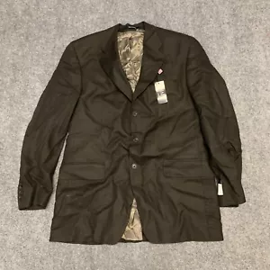 NWD CHAPS RALPH LAUREN Blazer Mens 41R Silk Wool Button NEW - Picture 1 of 10