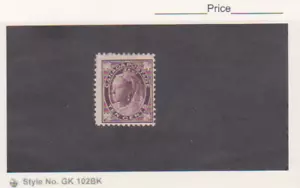 1897 Canada Scott # 73 10c Brown Violet Queen Victoria Maple Leaf MHR Cat $600. - Picture 1 of 2