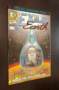 EXILE EARTH #1 (River City Comics 1994) -- SIGNED x 2 -- Independent -- FN/VF - Picture 1 of 3