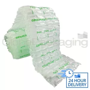 225 blocchi di trapunta a bolle biodegradabile PRO-TECH riempimento vuoto sciolto 400 mm x 260 mm - Foto 1 di 5