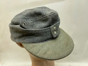 FELDMÜTZE M42 M43 UMBAU JÄGER MÜTZE 59 WEHRMACHT ORIGINAL STOFF TRANSITIONAL - Bild 1 von 15