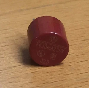 Fusible Littelfuse 37306300410, cable PCB, 630 mA, 250 VAC, acción rápida (2 piezas) - Imagen 1 de 3