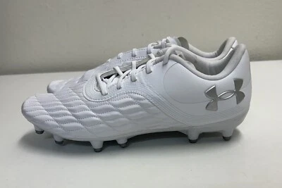 Botines de fútbol Under Armour Magnetico Pro 3 FG para mujer talla 6,5 blancos 3027497-100 Foto 1 de 4