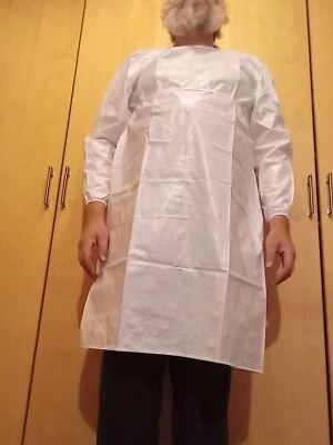 5 Pack Protective Gown - Butchers, Nurses, Painters, Cleaners, CNA's, Cosplay - Image 1 of 2