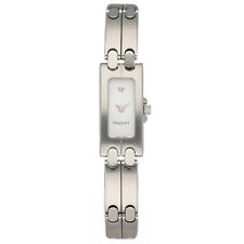 Pequignet 1406 Rectangle Stainless Steel 13mm White Dial Quartz Women's Watch