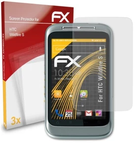 atFoliX 3x Screen Protection Film for HTC Wildfire S matt&shockproof - Picture 1 of 8