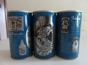 Olde Frothingslosh Sir Reggie Set of 3 Blue Steel Cans - Picture 1 of 9