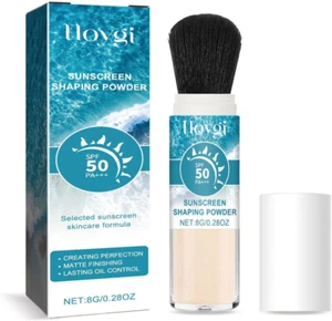 Mineral Sunscreen Setting Powder SPF 50+ - Oil Control Lightweight Face Powder f - Picture 1 of 8