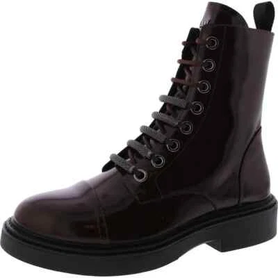 Botas de combate y con cordones DKNY para mujer MALAYA CON CORDONES rojas 7 medianas (B,M) BHFO 5775 Foto 1 de 4
