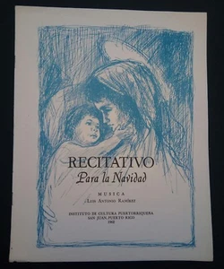 Recitativo para la Navidad Musica Luis A Ramirez Puerto Rico 1962 - Picture 1 of 2