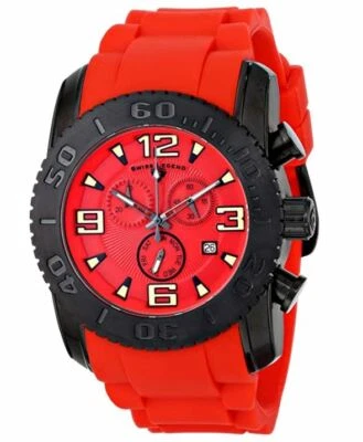 Swiss Legend Men's 10067-BB-05 Commander Analog Display Swiss Quartz Red Watch. - image 1 of 2