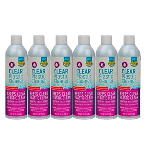 Limpiador protector y pulidor de plástico transparente de vidrio invisible 19 fl oz paquete de 6 - Imagen 1 de 12