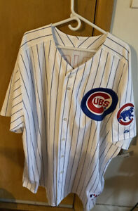 Autographed/Signed MARK PRIOR Chicago Pinstripe Baseball Jersey COA Size(58)