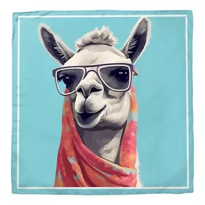 Scarf Silk Feeling Large Square Satin Head Hair Wrap Lightweight Fashion Cute... - Picture 1 of 7