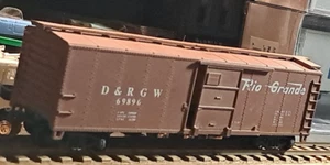 RTR HO=1/87 D&RGW 69896 Rio Grande 40'Steel Box Car w/KDs WALTHERS? D&RGW LAYOUT - Picture 1 of 16