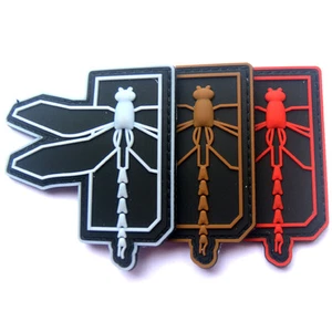 3 STÜCK DRAGONFLY TAKTIK U.S. ARMY USA 3D RUBBER PVC TACTICAL PATCH - Bild 1 von 3