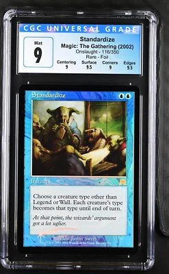 STANDARDIZE Onslaught Foil Rare CGC 9 Q++ MTG [Nostalgium] - Image 1 of 2