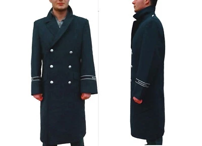 90s German Luftwaffe Air Force Gaberdine Trench coat greatcoat overcoat Armbands - Image 1 of 4
