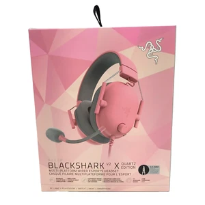 Razer BlackShark V2 X Wired Gaming Headset Multi-Platform Quartz Edition - New - Picture 1 of 10