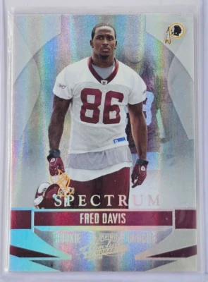 Fred Davis 2008 Absolute Memorabilia Silver Spectrum RC 29/100 Washington USC - Image 1 of 3