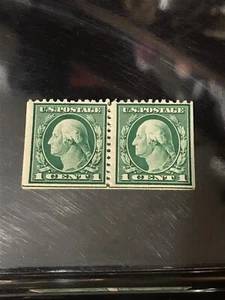 GEORGE WASHINGTON 1 One Cent Stamp Extra Line & Perforated 11 Horz Unused RARE - Picture 1 of 3