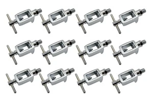 Medical Oxygen Cylinder CGA 870 Oxygen Pin Index Yoke 1/4" Male NPT LOT of 12 - Picture 1 of 6