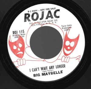 Rare Northern Soul Mint Promo 45 Big Maybelle on Rojac - Picture 1 of 2